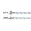 FWC-35+FC2 Manguera p/WC, aluminio, 1/2" x 7/8", 35 cm, FOSET