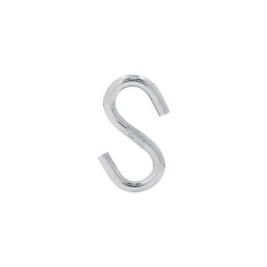 Gancho "S" de 1/4" de acero para cable, FIERO