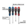 Juego de 4 desarmadores mango Comfort Grip, PRETUL
