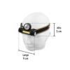 Linterna de minero LED 180 lm, con imán, recargable, PRETUL