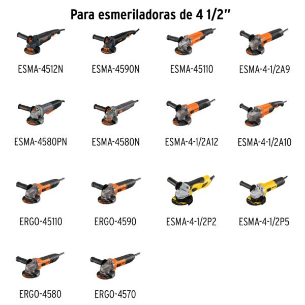 Llave de repuesto para esmeriladoras de 4 ½", TRUPER