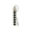 MUL-660 Multicontacto 14 AWG 6 entradas supresor de picos 600 joules