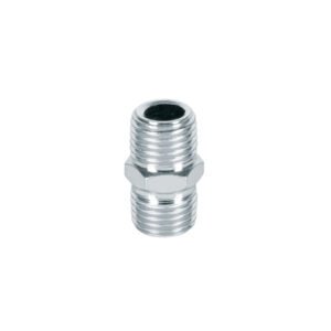 NIPLE-P Niple de acero, macho-macho, cuerda 1/4" NPT, PRETUL
