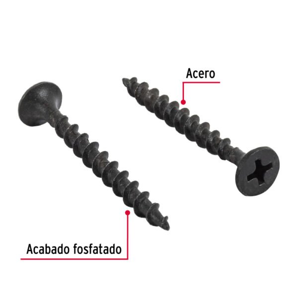 Blíster 20 pijas 6 x 1" cabeza plana phillips multiusos