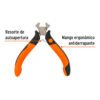 Mini pinza tipo tenaza 4" mango Comfort Grip, TRUPER