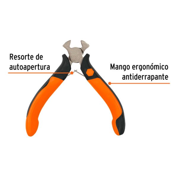 Mini pinza tipo tenaza 4" mango Comfort Grip, TRUPER