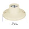Portalámpara de baquelita, 3-1/2", VOLTECK