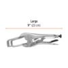 PPS-9R+FC2 Pinza de presión 9" soldadora, TRUPER