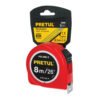 Flexómetro rojo 8 m cinta 25 mm, en tarjeta, PRETUL
