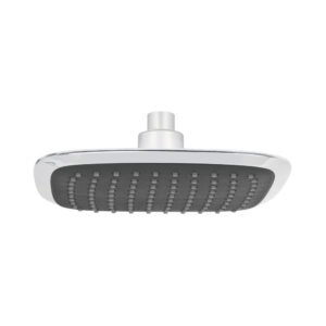 Regadera cuadrada 8", ABS, sin brazo, cromo, AERO