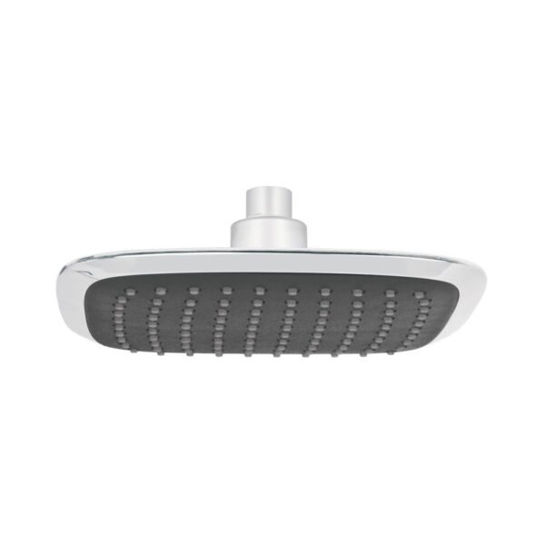 Regadera cuadrada 8", ABS, sin brazo, cromo, AERO
