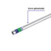 Tubo Conduit 1/2" pared delgada (1 mm), et. verde, 3 m