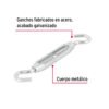 Tensor zinc 3/8" gancho-gancho, FIERO