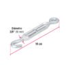 Tensor zinc 3/8" ojo-gancho, FIERO