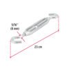 Tensor zinc 5/16" gancho-gancho, FIERO