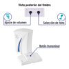 TIMI-35B+FC1 Timbre inalámbrico de pilas, 36 tonos, VOLTECK BASIC