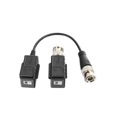 Kit de Transceptores (Baluns) con Terminal PUSH SUPERIOR, Resolución 4K , Cable flexible COAXIAL Blindado / COAXITRON / AUDIO POR COAXITRON / Menu OSD /Conector 100% COBRE / protección TVS, Calidad PREMIUM