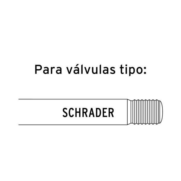 Inflador de cabeza doble, cuerda 1/4" NPT, TRUPER