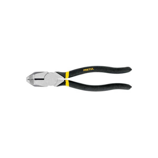 Pinza para electricista 8" uso rudo, mango de PVC, PRETUL