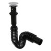 2235NA-2024-01-24_07-47 CESPOL FLEXIBLE NEGRO CUBIETRTA ACERO INOX P/LAVABO 2235NA FLEXIMATIC
