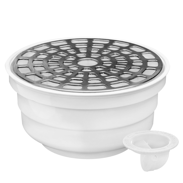 22591-2024-01-11_15-55 COLADERA UNIVERSAL C/REJ.REDO.PVC CROMO 100mm 4" 2259 FLEXIMATIC