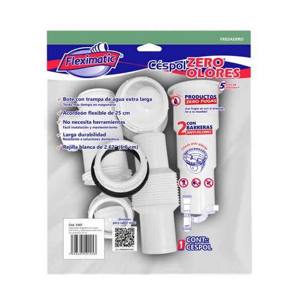 CESPOL P/FREGADERO TIPO BOTE 2287 FLEXIMATIC