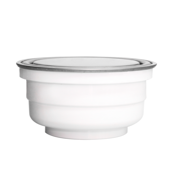 COLADERA UNIVERSAL MINIMALISTA.PVC ACERO INOX 100mm 4¨2663 FLEXIMATIC