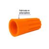 Bolsa con 10 capuchones para cable, calibres 14 a 12 AWG