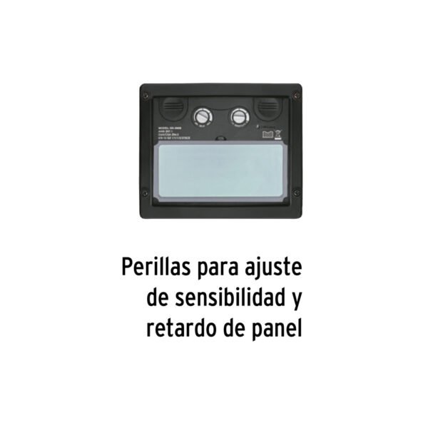 Careta electrónica para soldar 9-13, semiprofesional, PRETUL