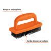 Cepillo de alambre 172 pinceles,rectangular con mango,TRUPER
