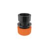 Conector 1/2" hembra de ABS con tuerca de ajuste manual
