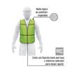 Chaleco de seguridad, uso de día, verde, PRETUL