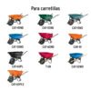 Cámara para llanta de 16", para carretilla TRUPER