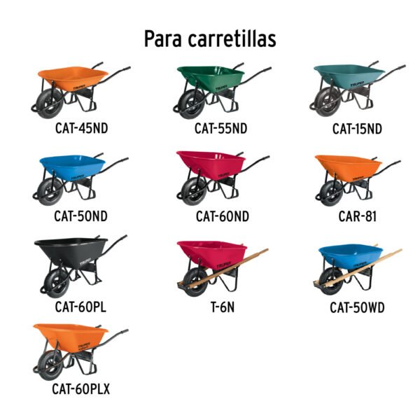 Cámara para llanta de 16", para carretilla TRUPER
