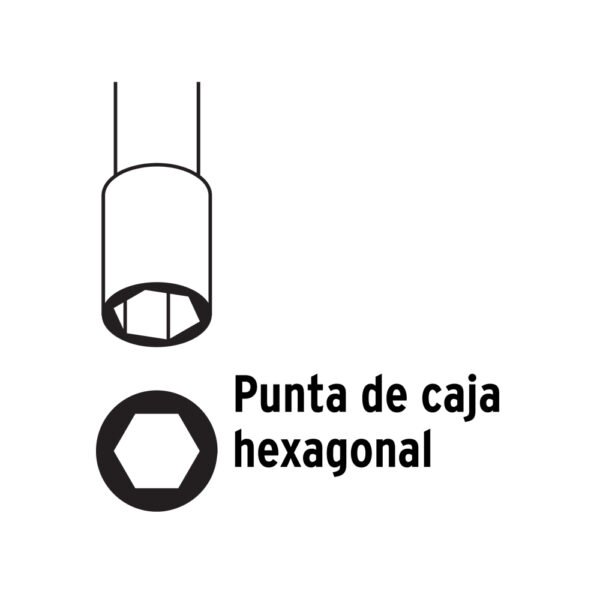 Desarmador de caja 1/2" mango de PVC, PRETUL