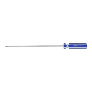 Desarmador de cruz 1/8" x 6" mango de PVC, PRETUL