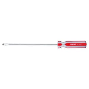 DR-1-4X8TP Desarmador plano 1/4 x 6" mango de PVC, PRETUL