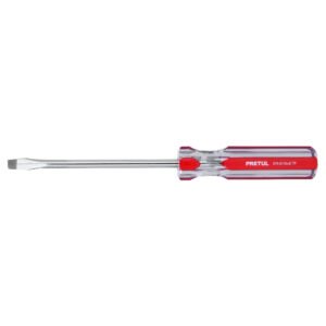 DR-5-16X6TP Desarmador plano 3/16 x 4" mango de PVC, PRETUL