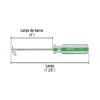 Desarmador punta Torx T 10 mango de PVC, PRETUL