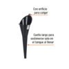 Embudo plástico 250 ml, cuello rígido, TRUPER