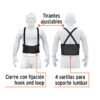 Faja lumbar, talla CH, TRUPER