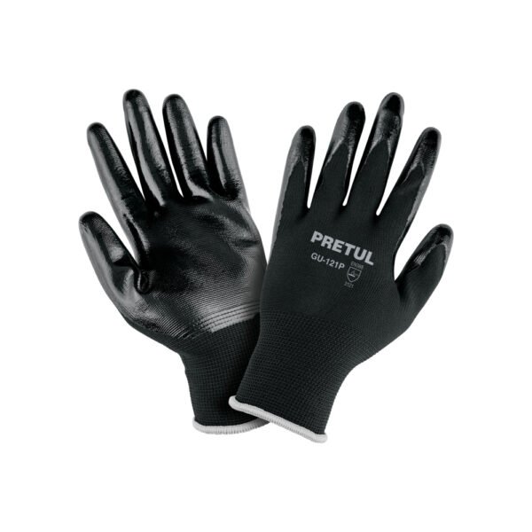 Guantes de nylon recubiertos de nitrilo, CH, PRETUL