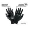 Guantes de nylon recubiertos de nitrilo, CH, PRETUL