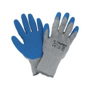 Guantes de poliéster recubiertos de látex, M, TRUPER
