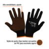Guantes de poliéster con puntos de PVC en palma, CH, TRUPER
