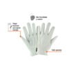 Guantes de piel de cabra, tipo operador, XG, TRUPER