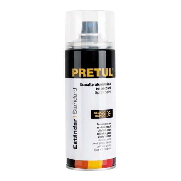 PA-TR-P Pintura en aerosol, transparente, 400 ml, PRETUL