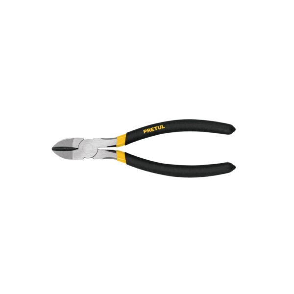 Pinza de corte diagonal 6" mango de PVC, PRETUL