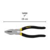 Pinza para electricista 7" mango de PVC, PRETUL
