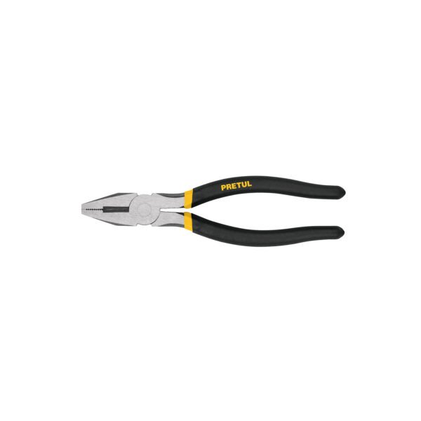 Pinza para electricista 7" mango de PVC, PRETUL